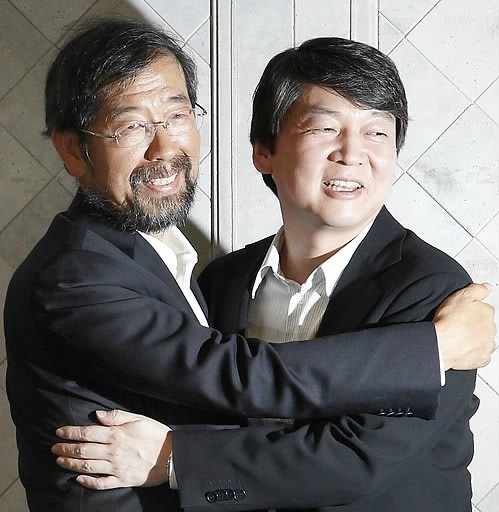 ▲ 북한에 유난히 너그러운 박원순을 감싸주는 안철수.ⓒ