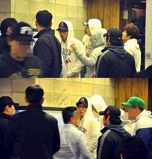 ▲ '런닝맨' 회식사진이 포착됐다. ⓒ 사진=온라인 커뮤니티