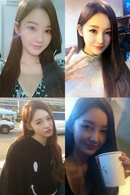 ▲ 강민경 셀카가 화제가 되고 있다. ⓒ 사진=강민경 트위터