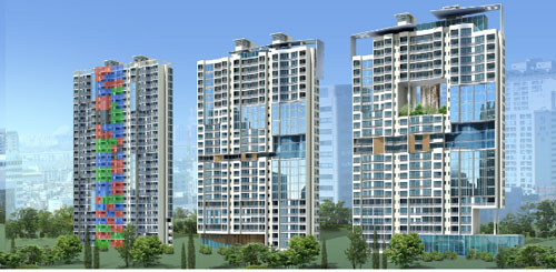 ▲ 정부가 보금자리 주택 건설 확대를 위해 민간에 신도시, 택지지구 민간주택 공급물량을 공공주택으로 전환하는 방안을 추진키로 했다. 사진은 보금자리 주택으로 설계된 조감도.ⓒ뉴데일리 편집국