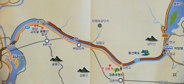 ▲ 춘천 강변숲길