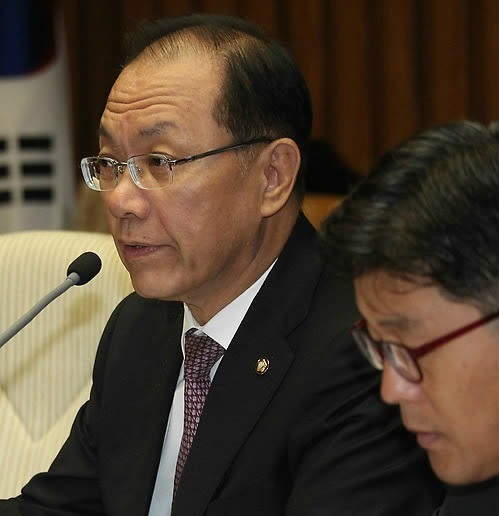 ▲ 황우여 한나라당 원내대표는 8일 한미 자유무역협정(FTA) 국회 비준 문제를 두고 