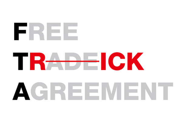 ▲ 한미 FTA 반대에 참여연대가 적극 나서고 있다. 참여연대가 일독을 권하고 있는 한 글의 일러스트.