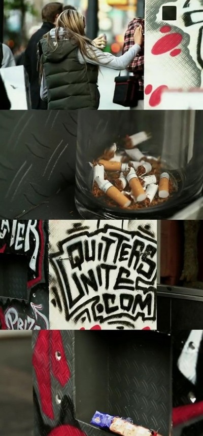 ▲ 캐나다에서 ‘담배 먹는 자판기’가 등장해 화제다. ⓒ 쿼터 유나이트