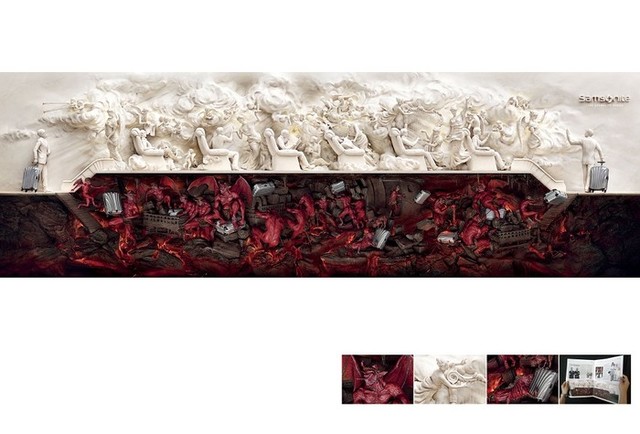 ▲ ⓒ 2011 인쇄 부문 그랑프리 및 옥외 금상 등 수많은 칸 라이언즈를 차지한 샘소나이트의 