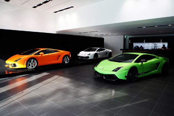 ▲ 람보르기니의 대치동 전시장 모습.