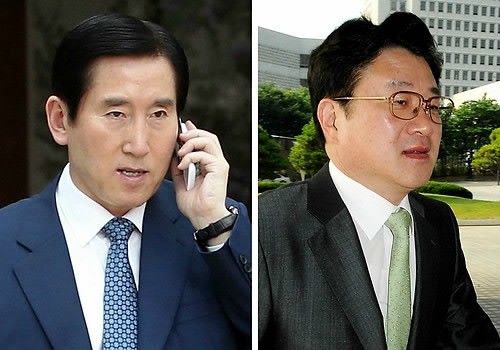 ▲ 조현오 경찰청장(좌)과 김준규 검찰총장. ⓒ연합뉴스