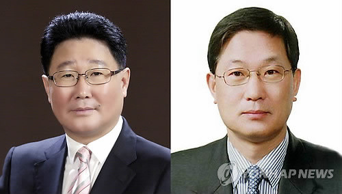 ▲ 지경2차관 조석ㆍ중기청장 송종호 내정 (서울=연합뉴스) 이명박 대통령은 5일 지식경제부 제2차관에 조석(54) 한국산업단지공단 이사장(왼쪽)을, 중소기업청장에 송종호(55) 중소기업진흥공단 이사장을 각각 내정했다. ⓒ