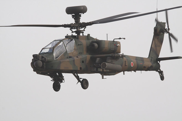 ▲ 일본의 아파치 공격헬기