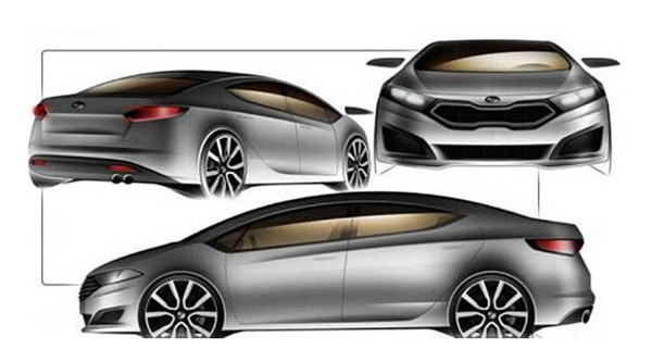 ▲ 최근 2012년 출시 예정인 포르테 후속 K3의 디자인 렌더링이 공개됐다. 기아차는 비상을 멈추지 않을 것으로 보인다.
