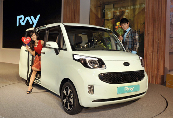 ▲ 기아차의 경차형 전기차 '레이'. 정몽구 회장이 칭찬했다는 모델이기도 하다.