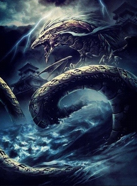 ▲ ﻿구약성서 <욥기> 제 41장에 나오는 바다괴물 리바이어던