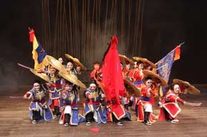 ▲ 국립국악원에서 공연한 무예창작극 <창과 칼의 노래> 의 한 장면ⓒ