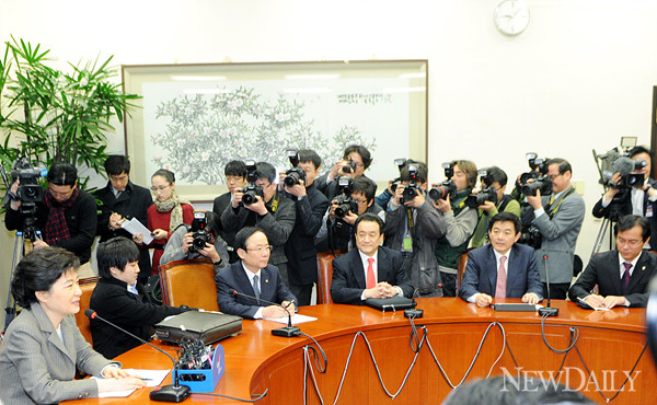 ▲ 한나라당 비상대책위원회의ⓒ양호상 기자