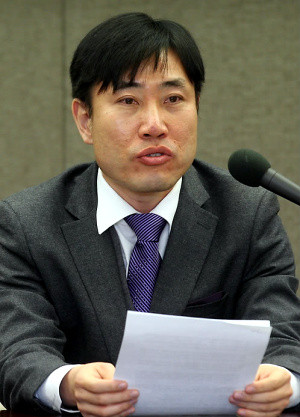 ▲ 열린북한방송 하태경 대표가 25일 19대 총선 출마를 선언했다. 이날 한국프레스센터에서 열린 출마회견에서 하 대표는 