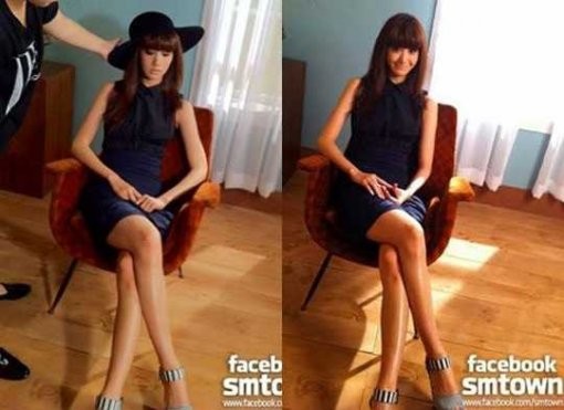 ▲ 소녀시대 윤아의 뼈팔뚝 사진이 화제다. ⓒ SM타운 페이스북