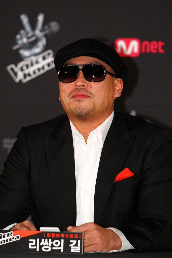 ▲ '보이스코리아' 기자간담회에 참석한 길. ⓒ 엠넷미디어