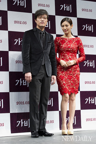 ▲ '가비'(감독 장윤현) 제작보고회에 참석한 박희순, 김소연ⓒ양호상 기자ⓒ