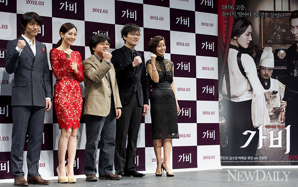 ▲ '가비'(감독 장윤현) 제작발표회에 참석한 출연진ⓒ양호상 기자