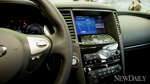 ▲ 인피니티 FX30d의 우와한 실내 디자인 ⓒ양호상 기자