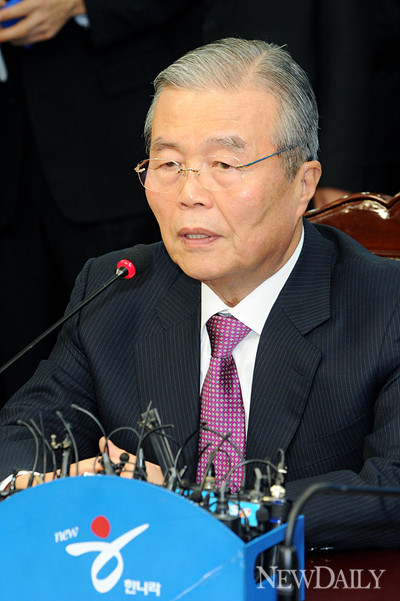 ▲ 김종인 새누리당 비대위원은 22일 