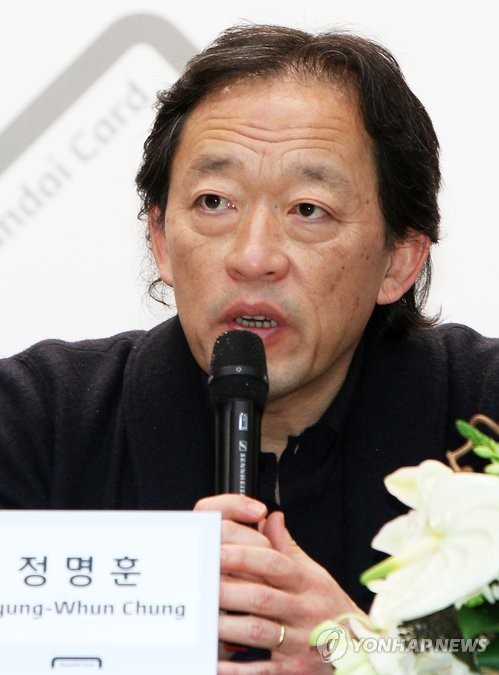▲ 정명훈 서울시향 예술감독.ⓒ 사진 연합뉴스
