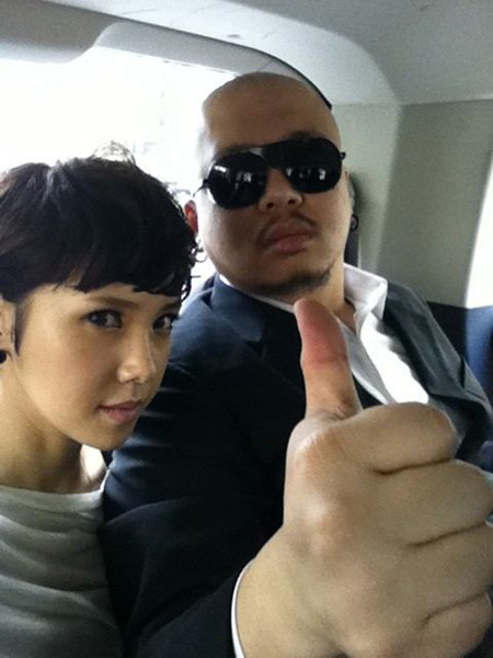 ▲ 장연주와 돈스파이크 ⓒ 사진=돈스파이크 트위터