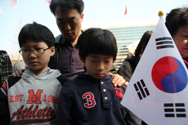 ▲ 자유선진당 박선영 의원이 단식 농성을 벌이던 텐트 안. ⓒ뉴데일리