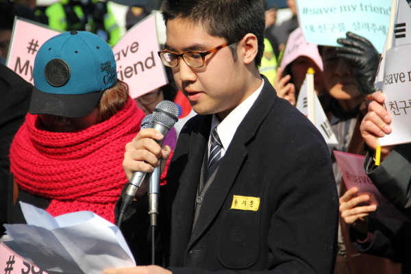 ▲ 자유선진당 박선영 의원이 단식 농성을 벌이던 텐트 안. ⓒ뉴데일리