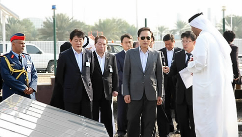 ▲ ⓒ고유가 문제 해결을 위해 사우디를 방문한 이명박 대통령.