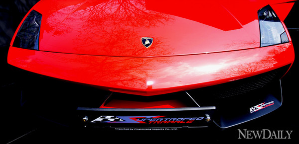 ▲ 세계의 150만대 한정판 람보르기니, '가야르도 LP570-4 슈퍼 트로페오 스트라달레' 전면ⓒ양호상 기자