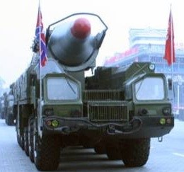 ▲ 북한이 보유한 사정거리 4000km의 핵미사일. ⓒ