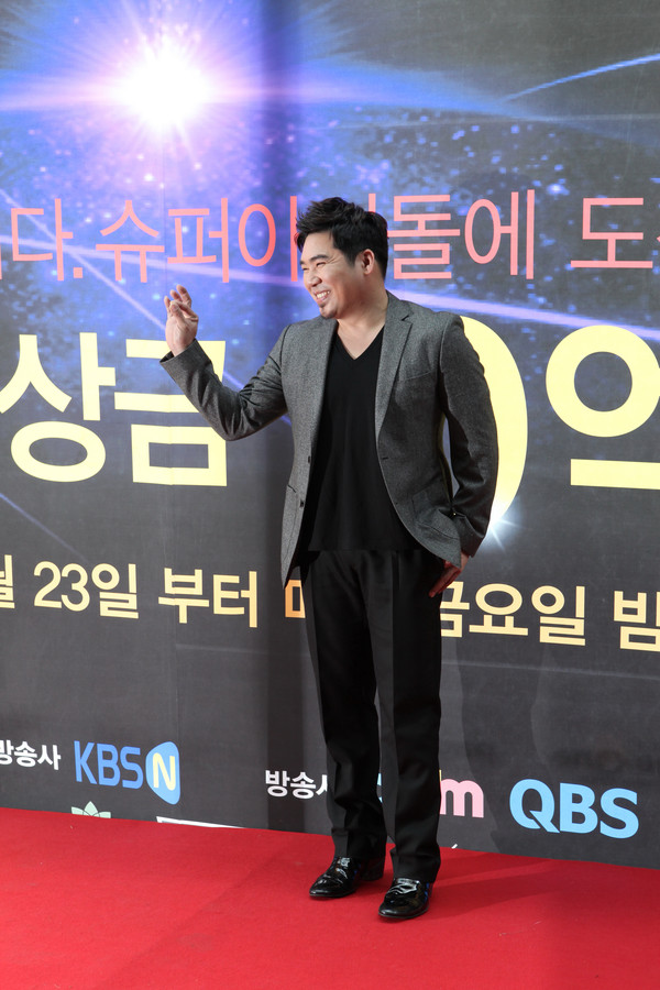 ▲ KBS JOY '글로벌 슈퍼아이돌' 제작발표회에 참석한 김조한 ⓒ kbs joy