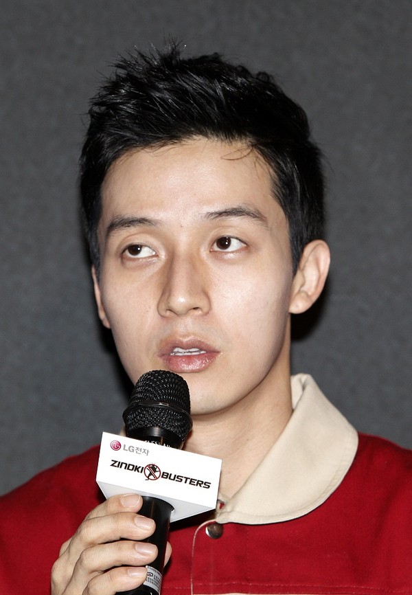 ▲ LG전자 침구청소기 애드무비 '진드기 버스터즈' 시사회에 참석한 개그맨 허경환 ⓒ LG전자