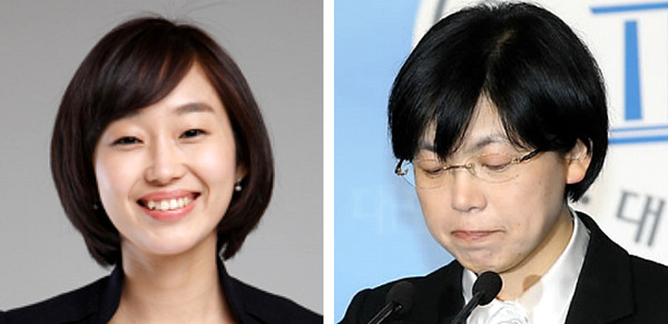 ▲ 김재연 통합진보당 비례대표 후보(왼쪽)과 이정희 대표가 경기동부연합의 '기획상품'이라는 주장이 나왔다.  ⓒ 통합진보당 홈페이지, 연합뉴스