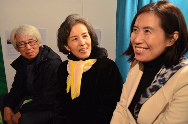 ▲ 왼쪽부터 13일간 단식농성을 벌인 김석원 평양시민회 회장, 11일간 단식농성을 벌인 박선영 자유선진당 의원, 18일간 단식농성을 벌인 이애란 북한전통음식문화연구원 원장.