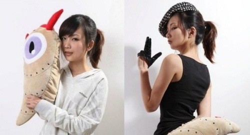 ▲ '평양얼짱 2탄'에 등장하는 여성.