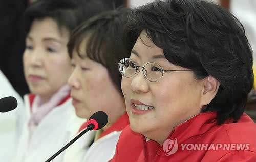 ▲ 새누리당 이혜훈 총선 종합상황실장 ⓒ연합뉴스