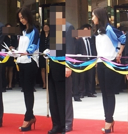 ▲ 소녀시대의 유리 황금비율 사진이 화제다. ⓒ 온라인커뮤니티 캡쳐