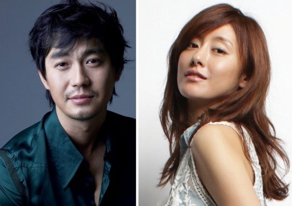 ▲ 영화  주연배우인 박용우(좌), 타카기 리나(우).