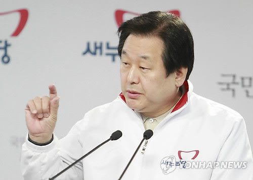 ▲ 새누리당 김무성 전 원내대표가 6일 오전 여의도 당사에서 열린 기자회견에서 