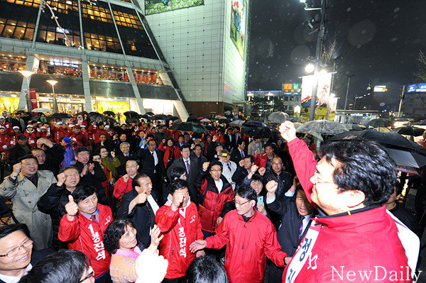 ▲ 새누리당 정진석 후보ⓒ양호상 기자