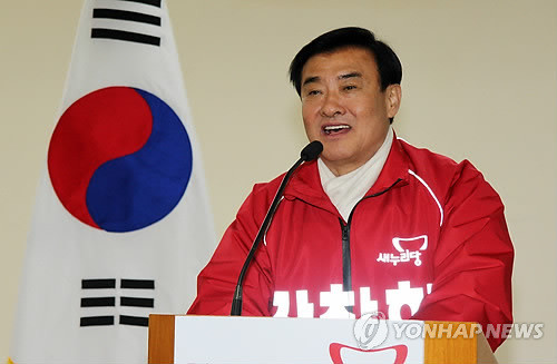 ▲ 대전 중구에서 승리한 새누리당 강창희 당선자 ⓒ연합뉴스