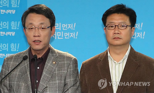▲ 김성식(왼쪽). 정태근 후보 ⓒ연합뉴스