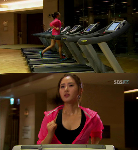 ▲ SBS ‘패션왕’의 유리 헬스 장면이 화제다. ⓒ 패션왕 방송화면 캡쳐