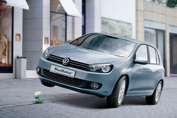 ▲ 폭스바겐의 대표적 모델 '골프' 블루모션. 탑기어 코리아의 랩타임 측정용으로도 사용된다.