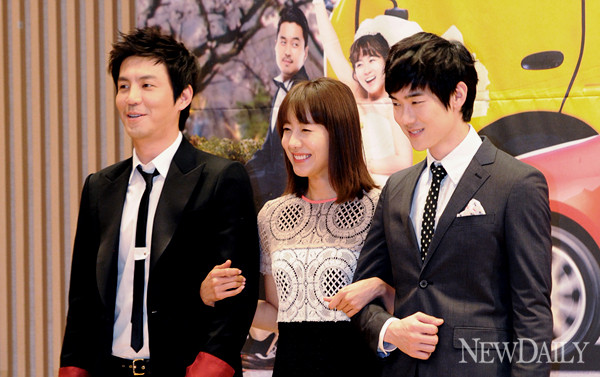 ▲ '맛있는 인생'의 커플, 최원영, 윤정희, 유원석ⓒ양호상 기자