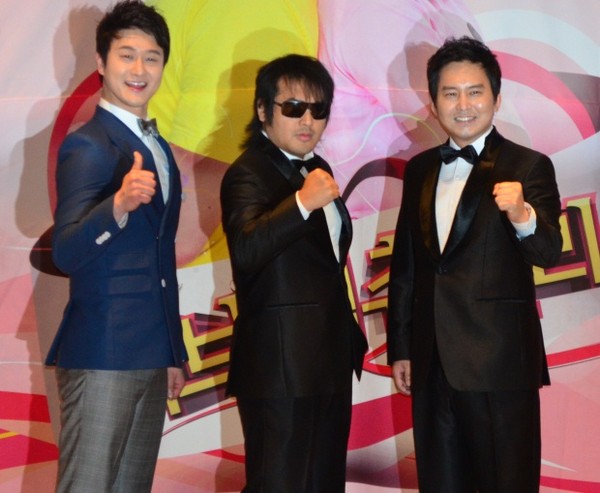 ▲ SBS Plus '러브 액츄얼리'에 출연하는 남편들. 왼쪽부터 김원효, 김보성, 윤기원.