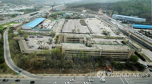 ▲ 의혹의 진원지 '파이시티' 부지.ⓒ 사진 연합뉴스