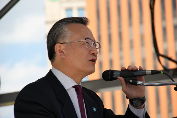 ▲ 21세기국가발전연구원 김석우 원장(전 통일부 차관) ⓒ 뉴데일리